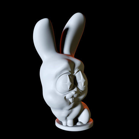 Bunny Rabbit Familiar Miniature for Dungeons and Dragons, Pathfinder or other TTRPGs