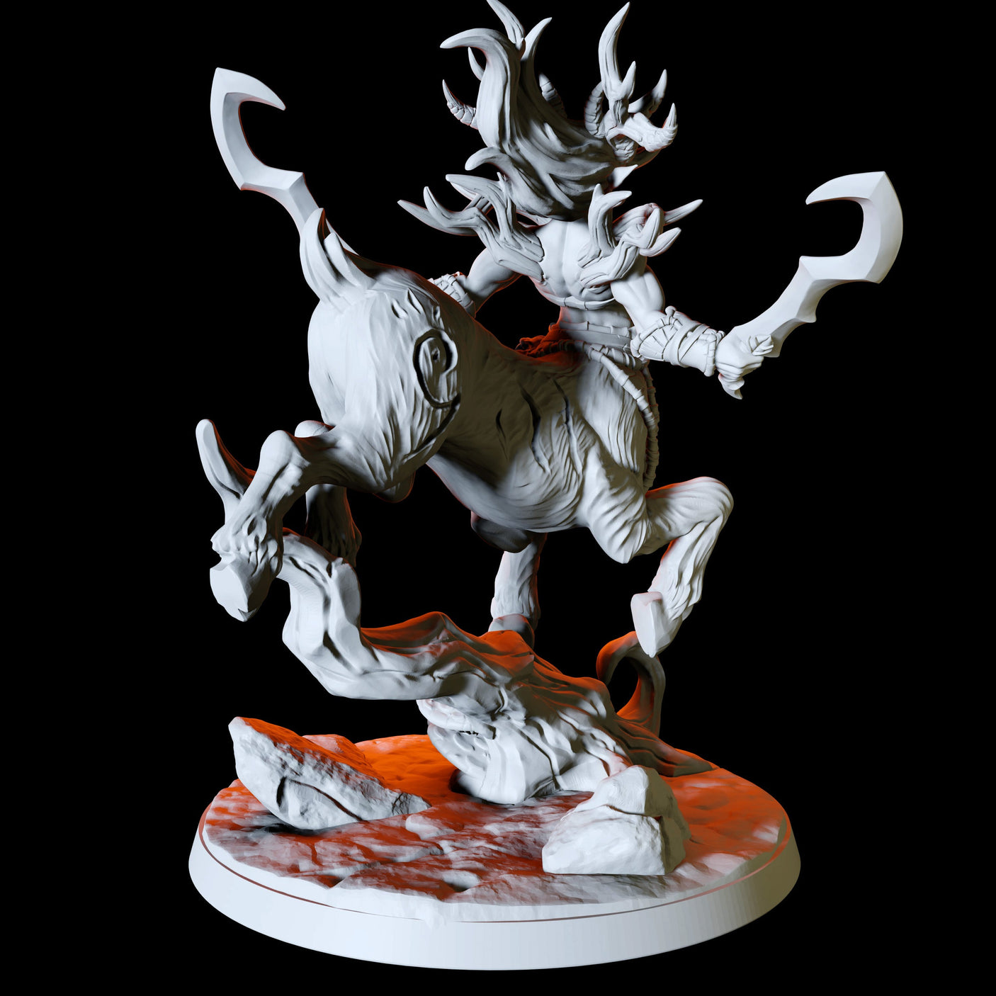 Centaur Battlemaster Miniature for Dungeons and Dragons, Pathfinder or other TTRPGs