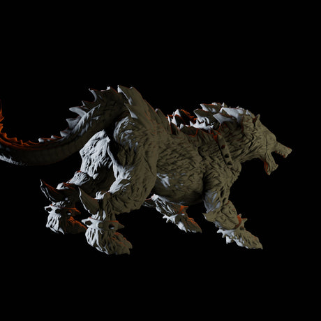 Cerberus Miniature for Dungeons and Dragons, Pathfinder or other TTRPGs