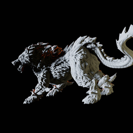 Cerberus Miniature for Dungeons and Dragons, Pathfinder or other TTRPGs