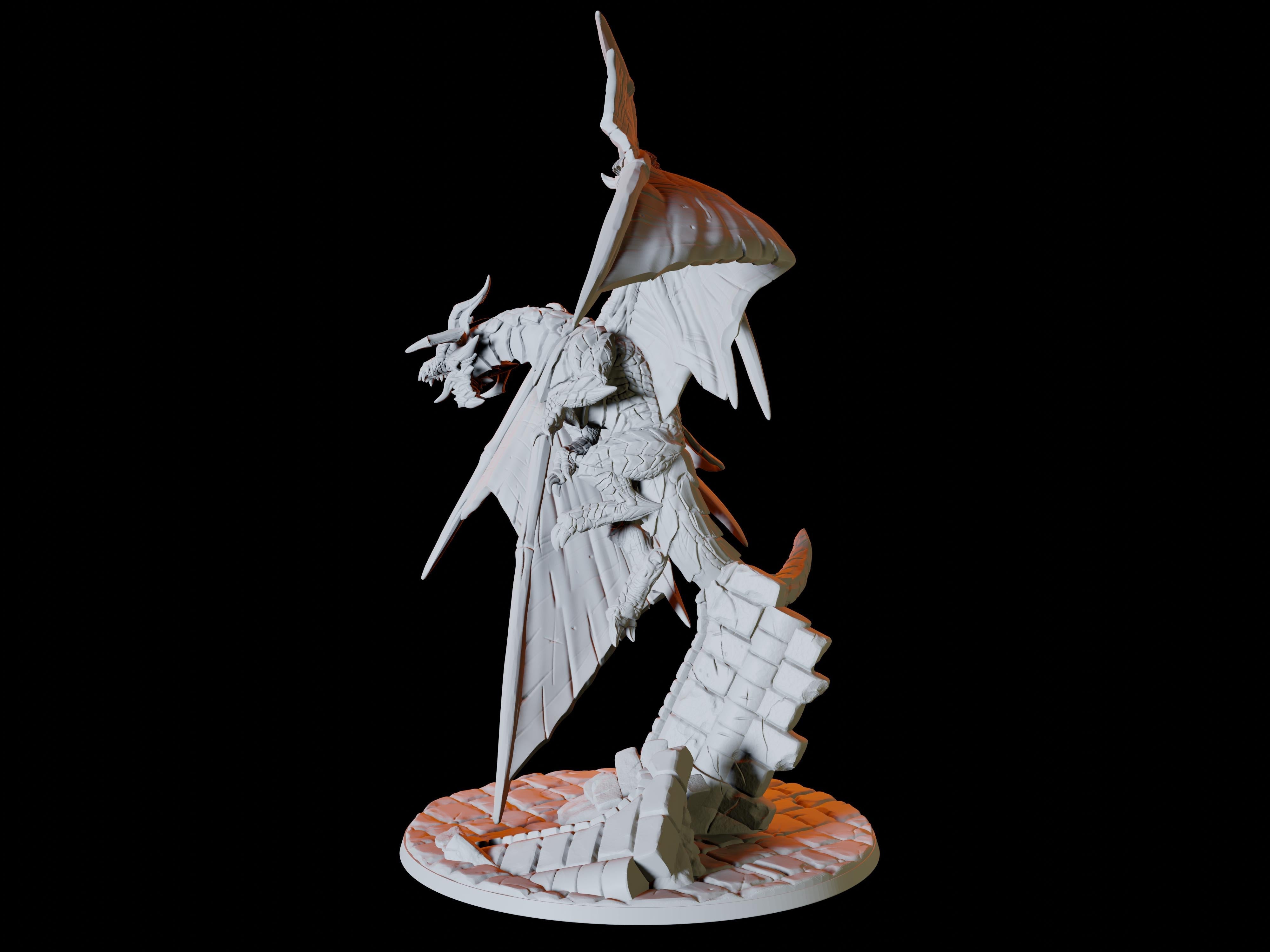 Chromatic Dragon Miniature for Dungeons and Dragons - Myth Forged