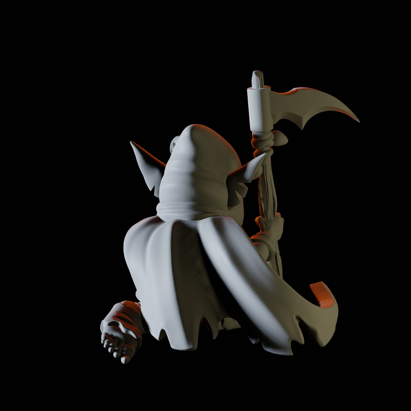 Cloaked Forest Goblin Miniature for Dungeons and Dragons, Pathfinder or other TTRPGs