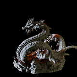 Coiled Leviathan Miniature for Dungeons and Dragons, Pathfinder or other TTRPGs