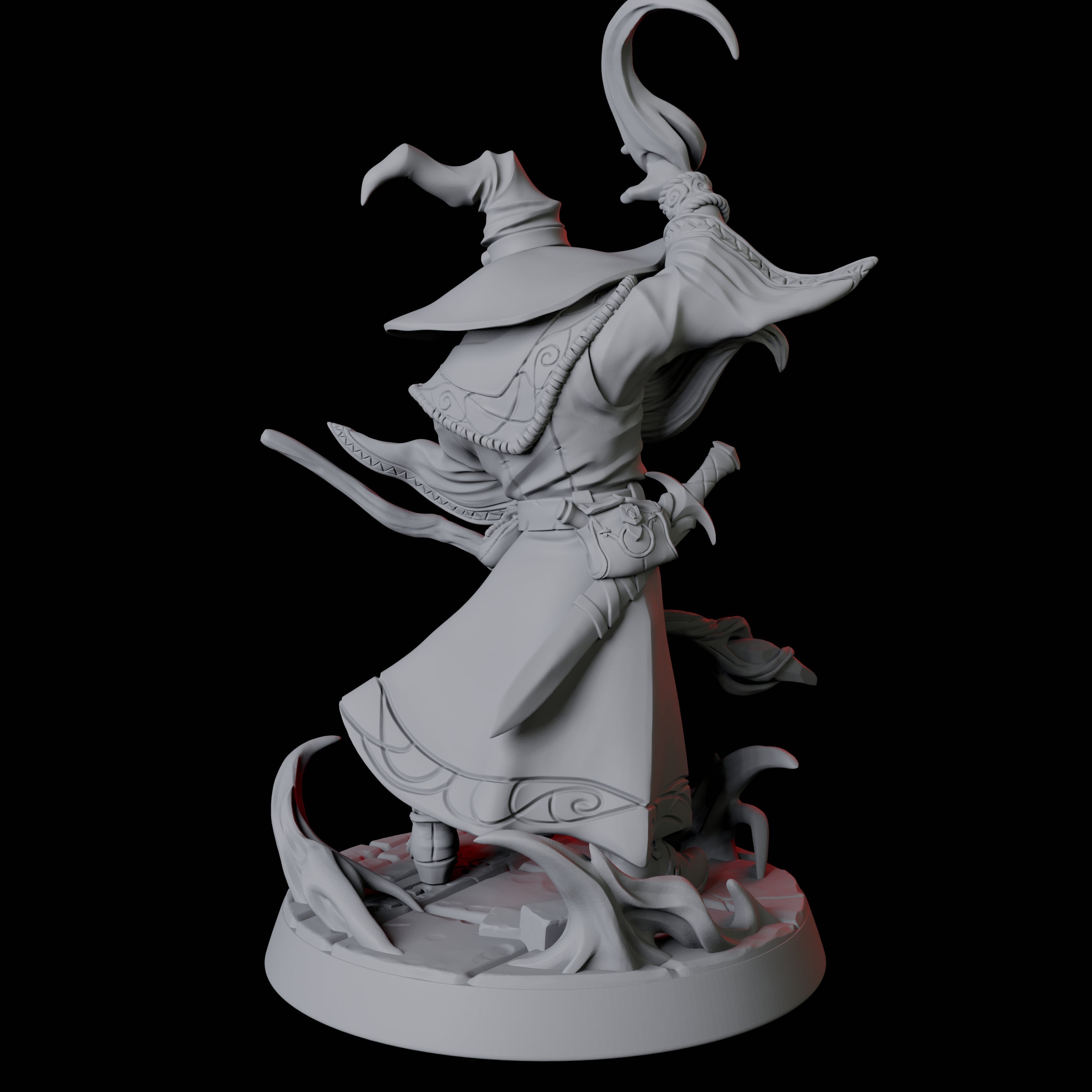 Conjuring Archwizard Miniature for Dungeons and Dragons, Pathfinder or other TTRPGs