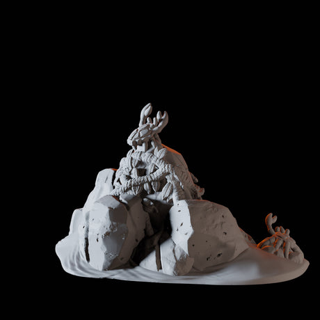 Crabs on Rocks Miniature for Dungeons and Dragons, Pathfinder or other TTRPGs