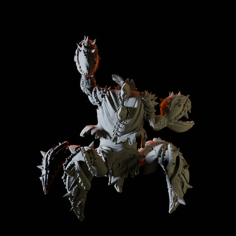 Cursed Pirate Crab Miniature for Dungeons and Dragons, Pathfinder or other TTRPGs
