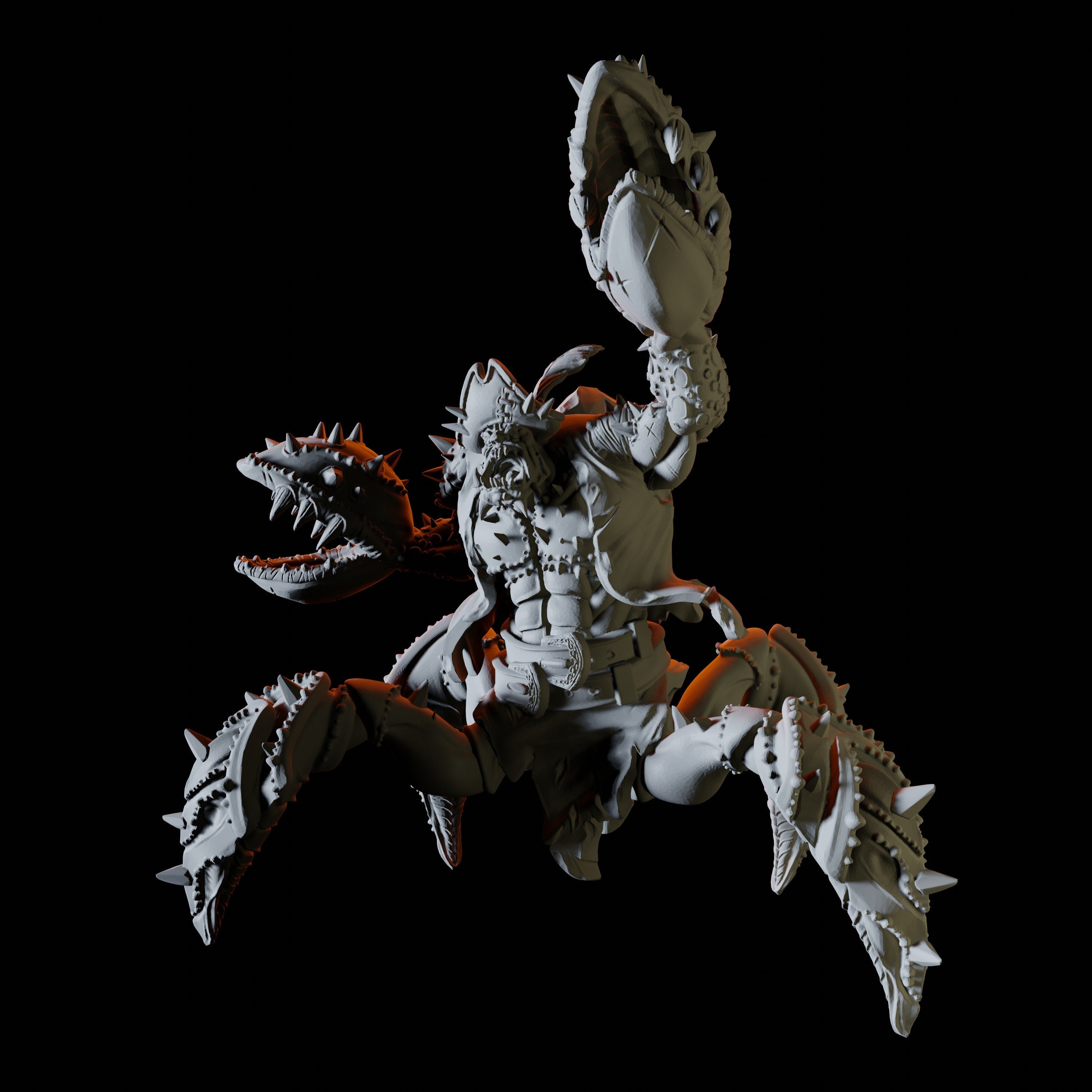 Cursed Pirate Crew Crab Miniature for Dungeons and Dragons - Myth Forged