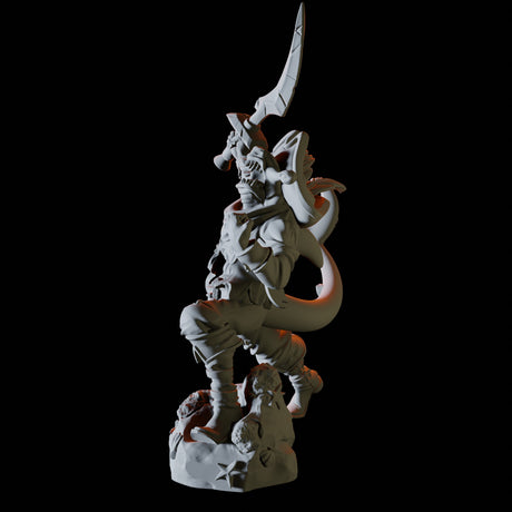 Cursed Pirate Shark Miniature for Dungeons and Dragons, Pathfinder or other TTRPGs