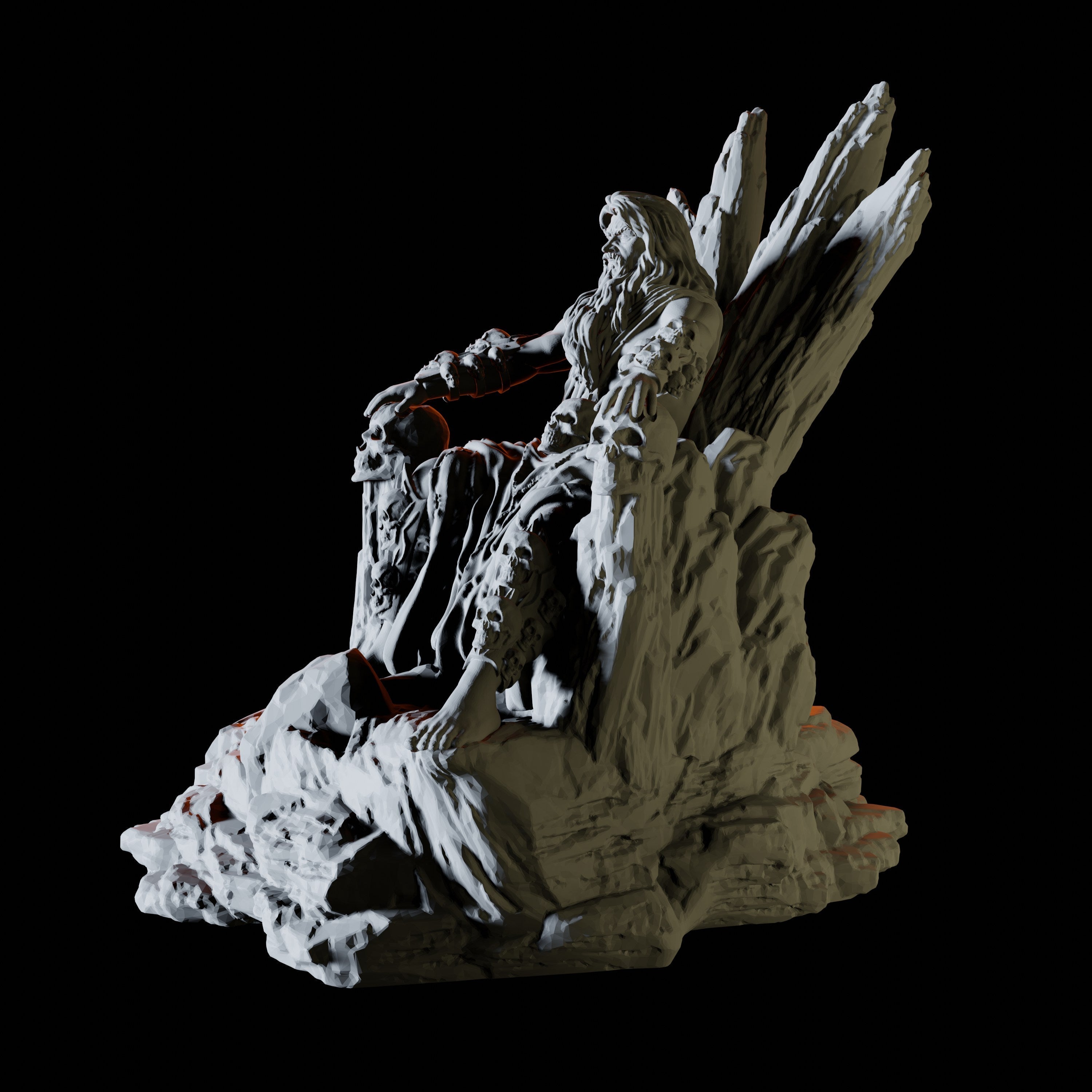 Death King Miniature for Dungeons and Dragons - Myth Forged