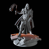 Death Priest Miniature for Dungeons and Dragons, Pathfinder or other TTRPGs