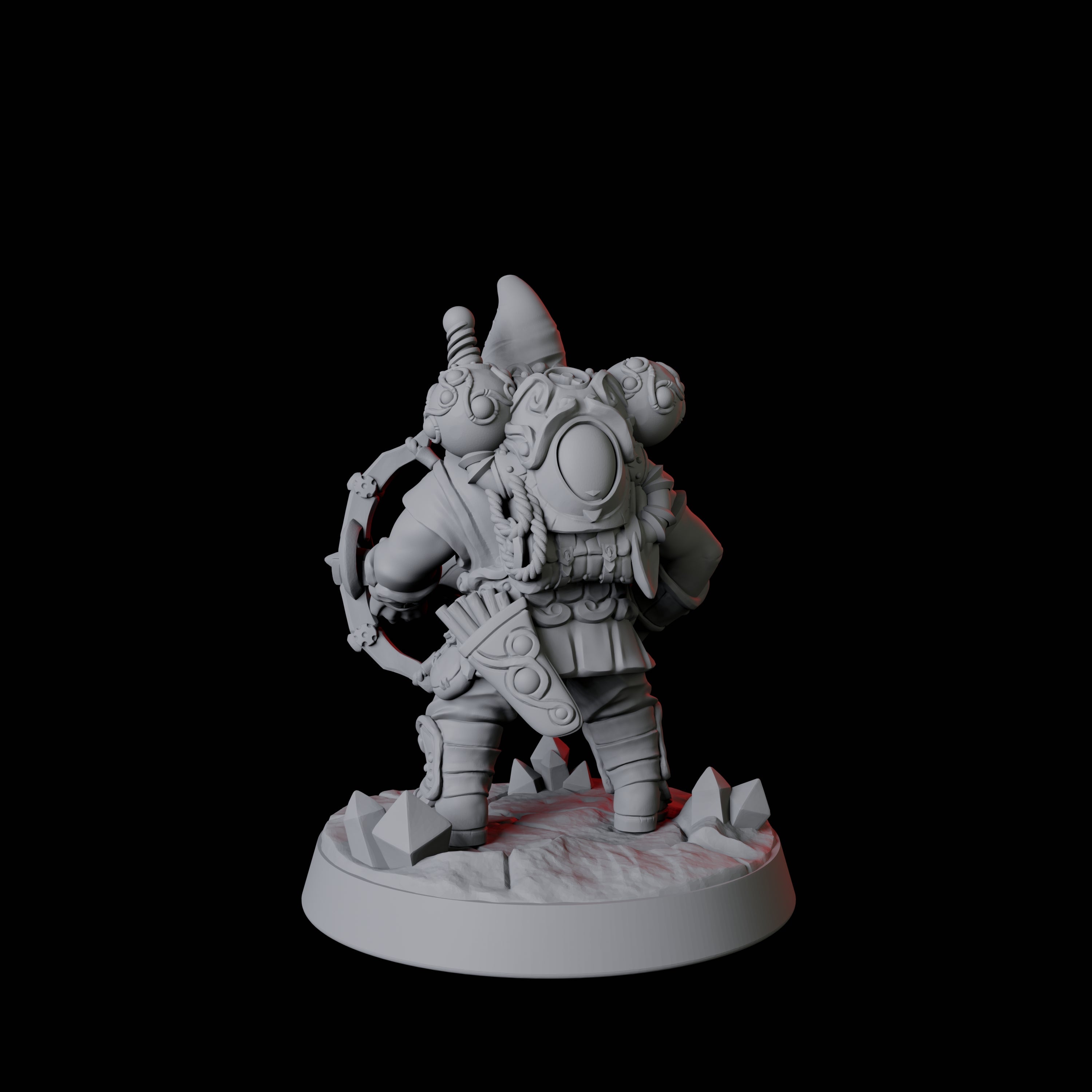 Deep Gnome Artificer B Miniature for Dungeons and Dragons, Pathfinder or other TTRPGs