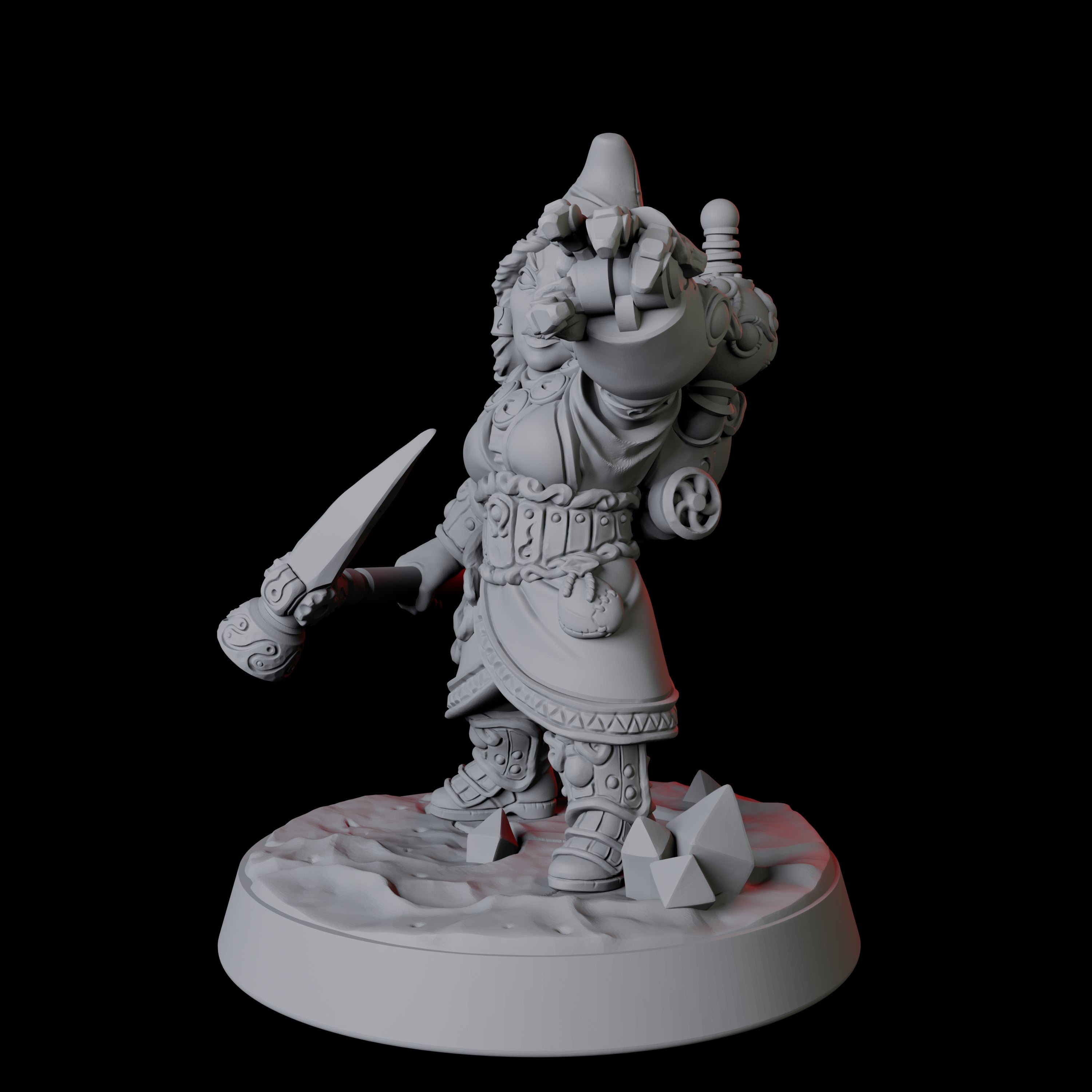 Deep Gnome Artificer D Miniature for Dungeons and Dragons, Pathfinder or other TTRPGs