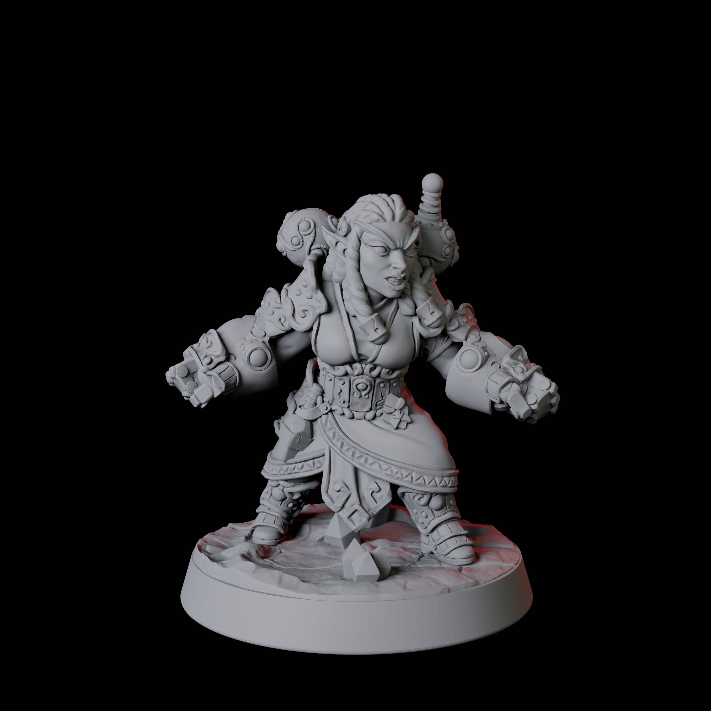 Deep Gnome Artificer F Miniature for Dungeons and Dragons, Pathfinder or other TTRPGs