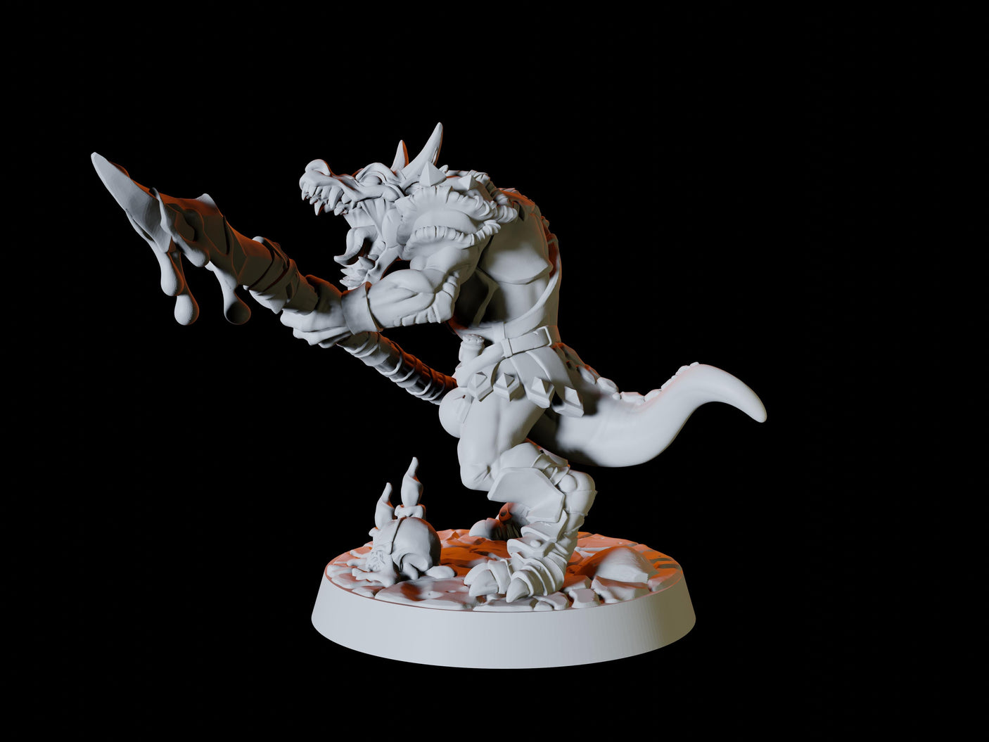 Deep Mine Kobold Army - Six Soldiers Miniature for Dungeons and Dragons, Pathfinder or other TTRPGs