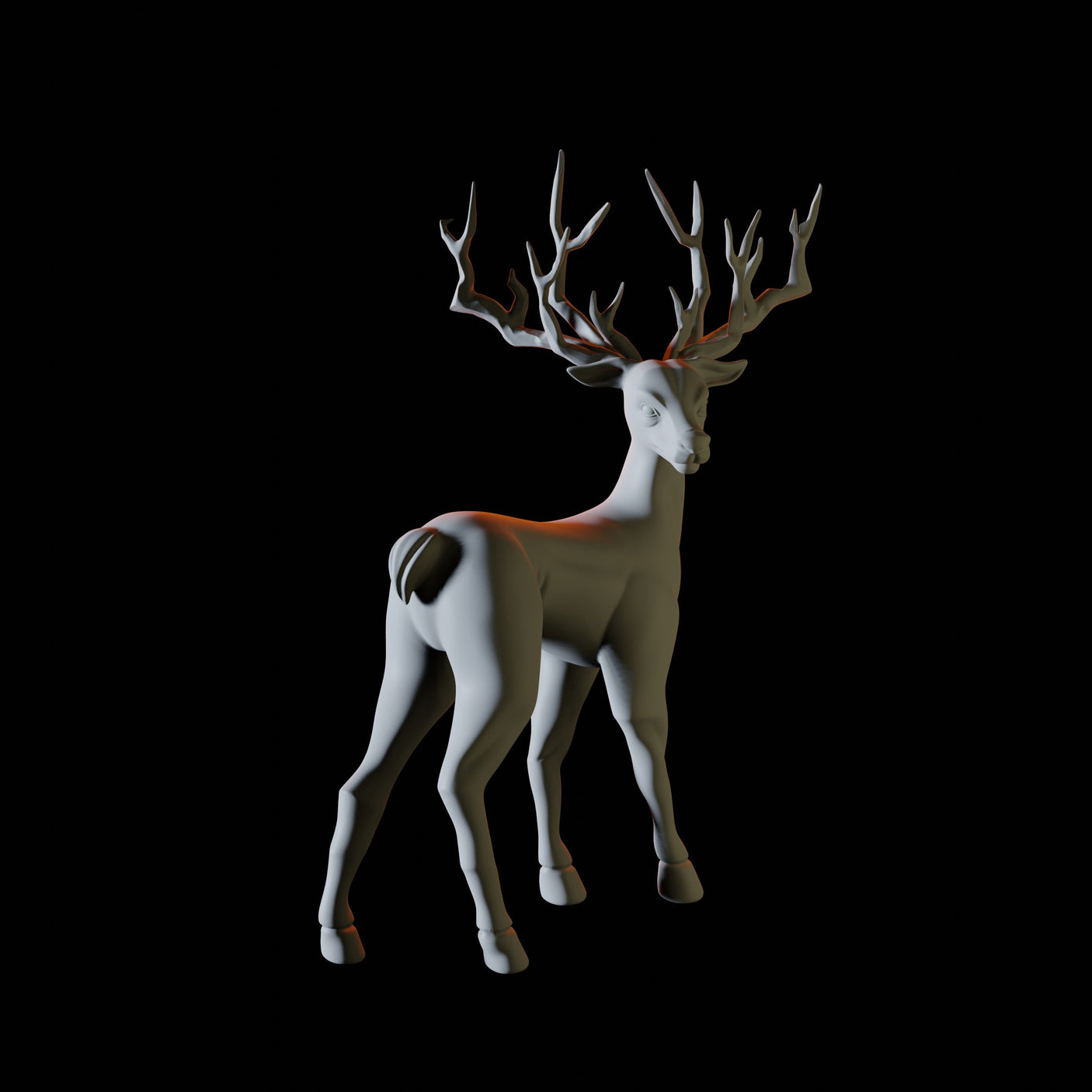 Deer Familiar Miniature for Dungeons and Dragons, Pathfinder or other TTRPGs