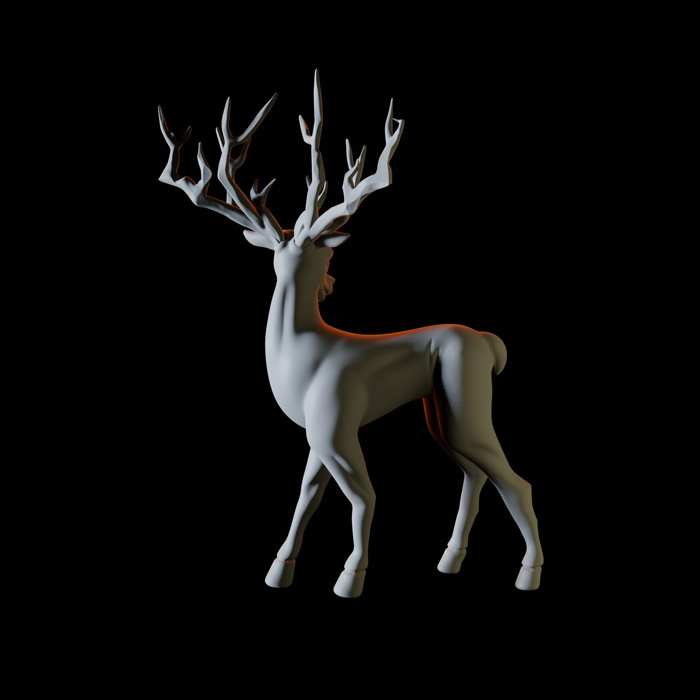 Deer Familiar Miniature for Dungeons and Dragons, Pathfinder or other TTRPGs