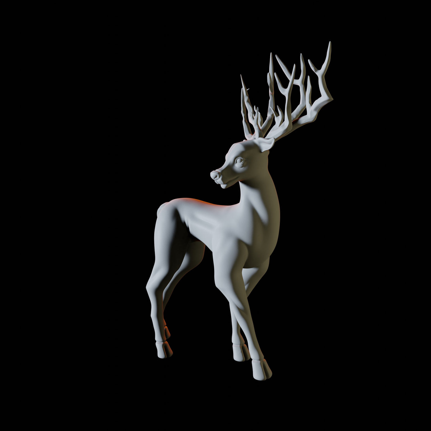 Deer Familiar Miniature for Dungeons and Dragons, Pathfinder or other TTRPGs