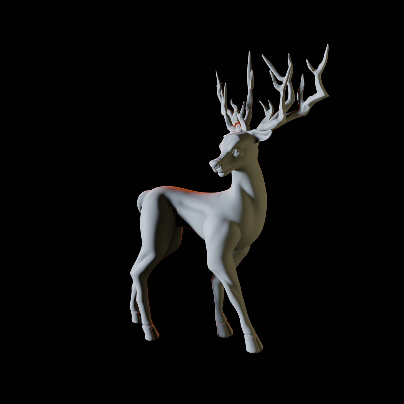 Deer Familiar Miniature for Dungeons and Dragons, Pathfinder or other TTRPGs