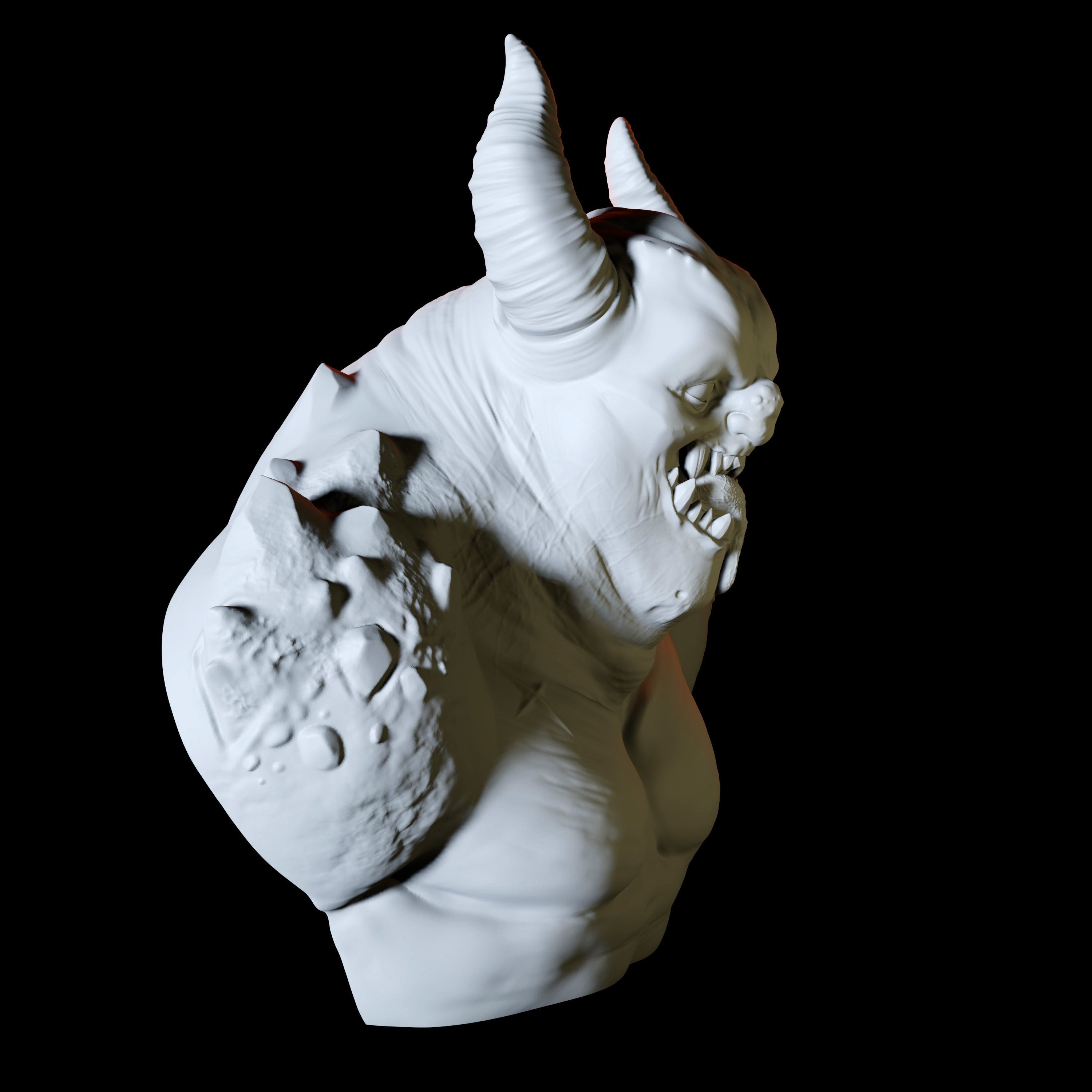Demon Bust for painting - Myth Forged