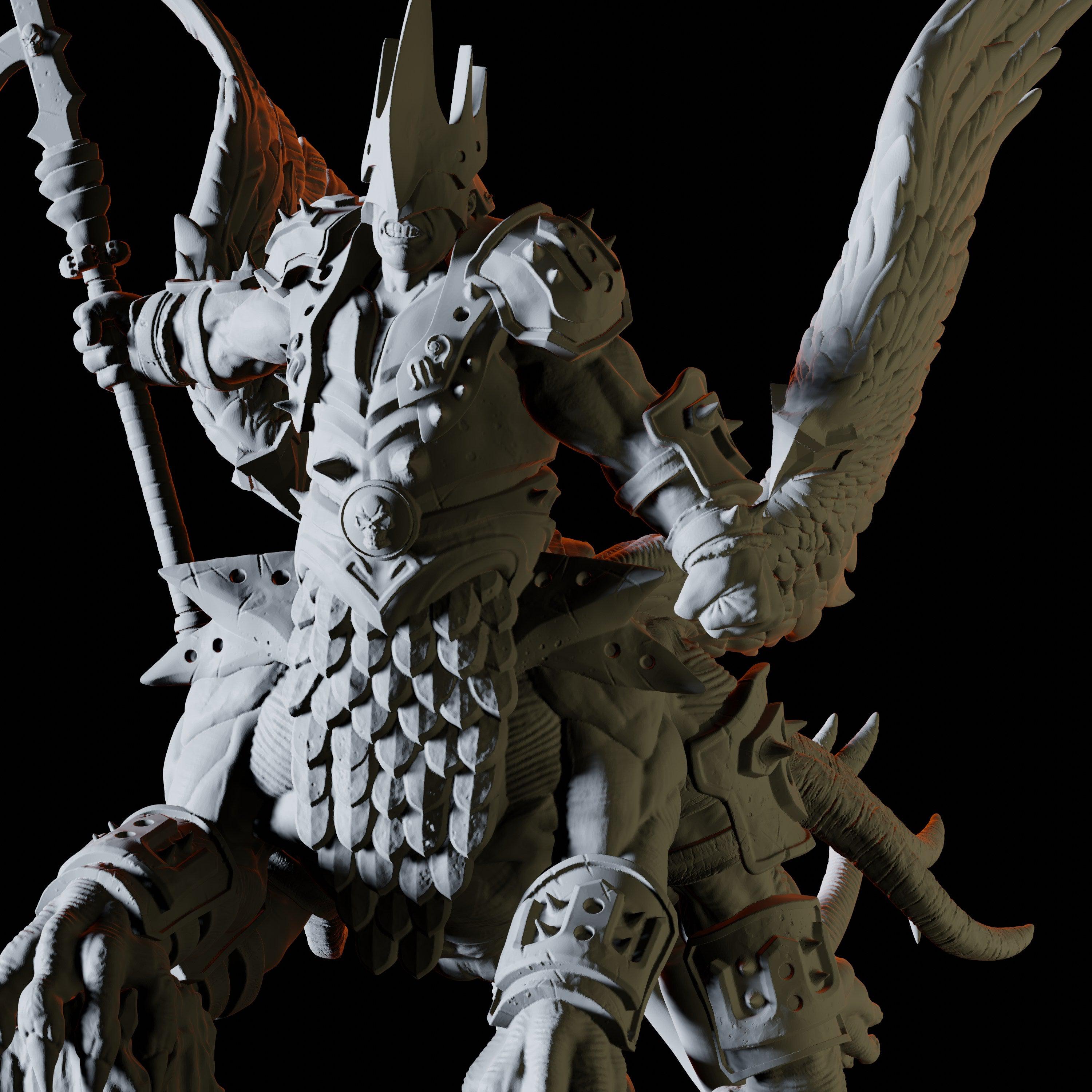 Demon Lord Miniature for Dungeons and Dragons - Myth Forged