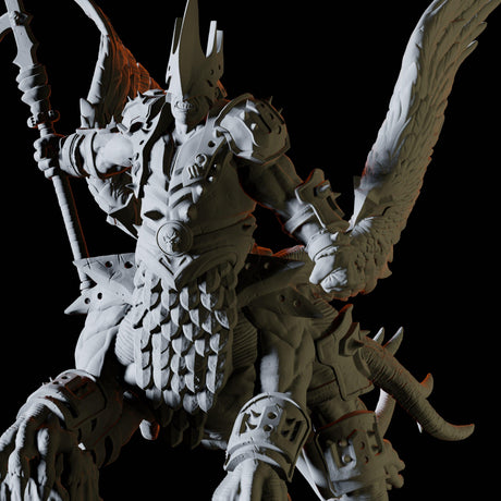 Demon Lord Miniature for Dungeons and Dragons, Pathfinder or other TTRPGs