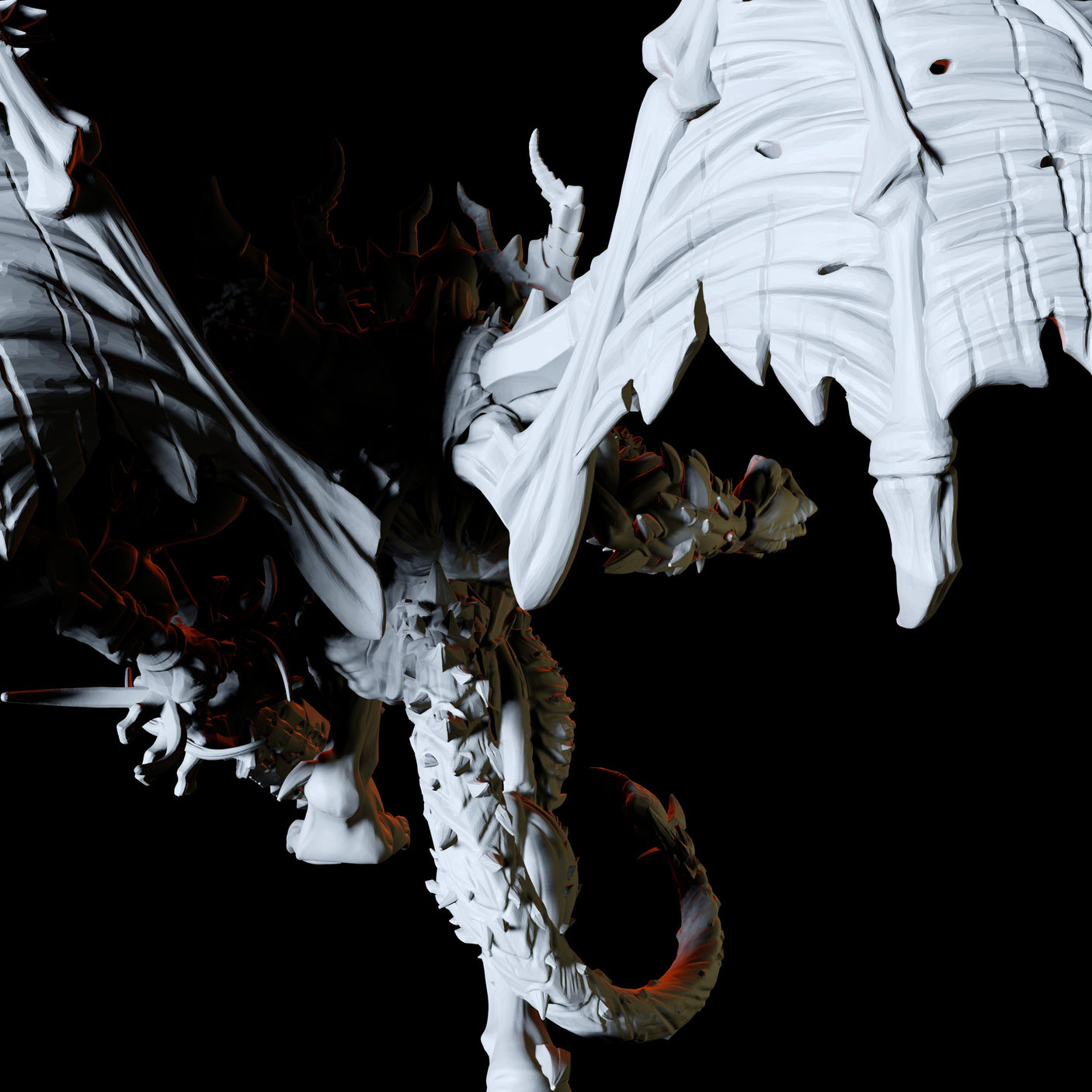 Demon Lord Miniature for Dungeons and Dragons, Pathfinder or other TTRPGs