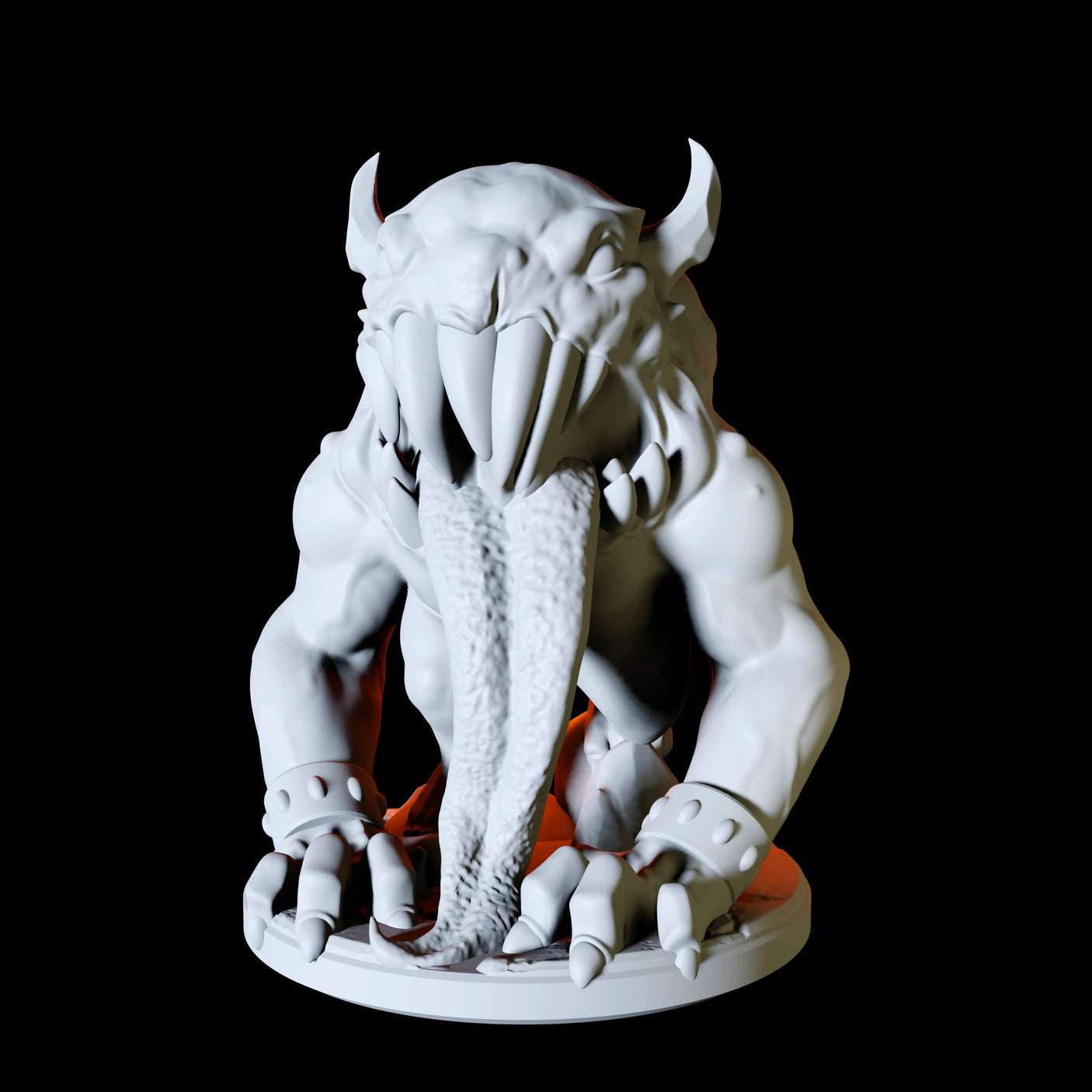 Demon Spawn Miniature for Dungeons and Dragons, Pathfinder or other TTRPGs