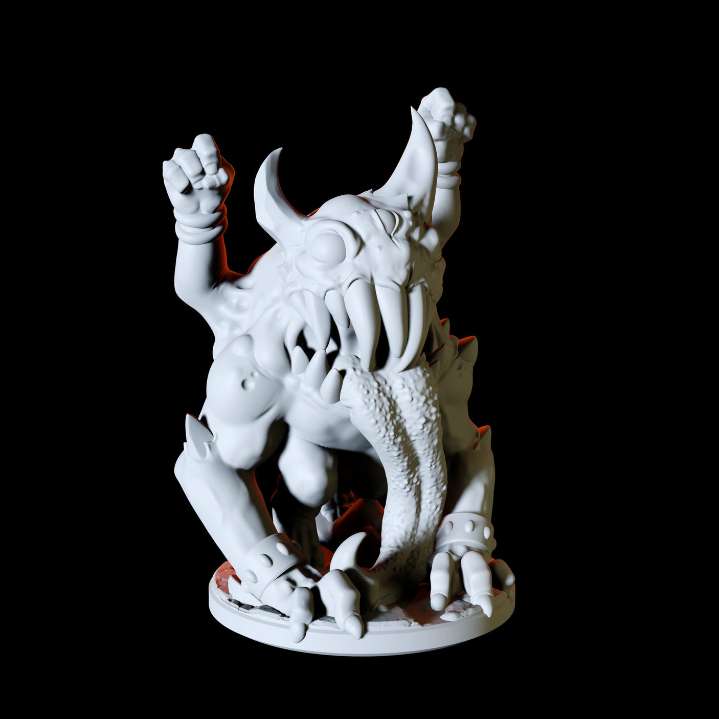 Demon Spawn Miniature for Dungeons and Dragons, Pathfinder or other TTRPGs