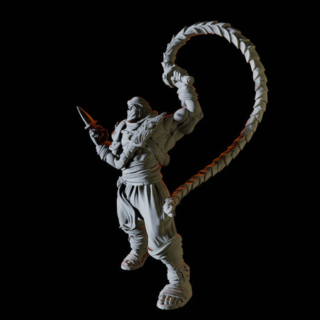 Desert Bandit Boss Miniature for Dungeons and Dragons, Pathfinder or other TTRPGs