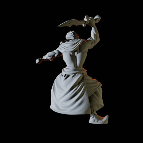Desert Bandit Miniature for Dungeons and Dragons, Pathfinder or other TTRPGs