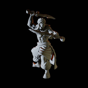Desert Bandit Miniature for Dungeons and Dragons, Pathfinder or other TTRPGs