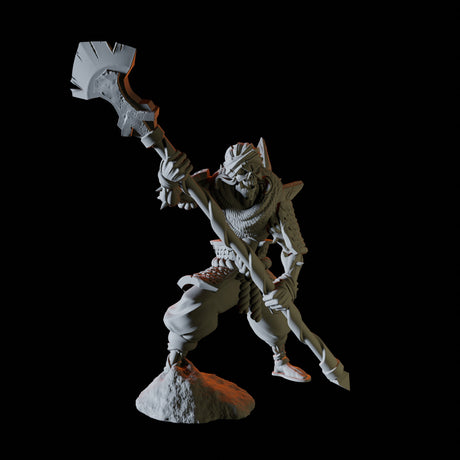 Desert Skeleton with Spear Miniature for Dungeons and Dragons, Pathfinder or other TTRPGs