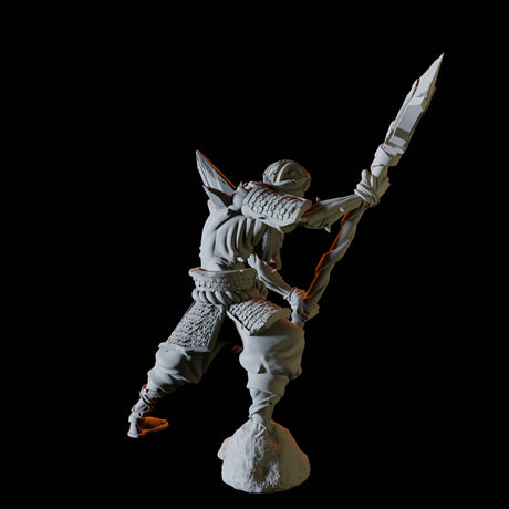 Desert Skeleton with Spear Miniature for Dungeons and Dragons, Pathfinder or other TTRPGs