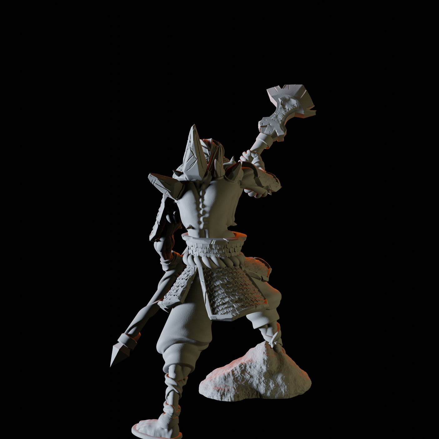 Desert Skeleton with Spear Miniature for Dungeons and Dragons, Pathfinder or other TTRPGs