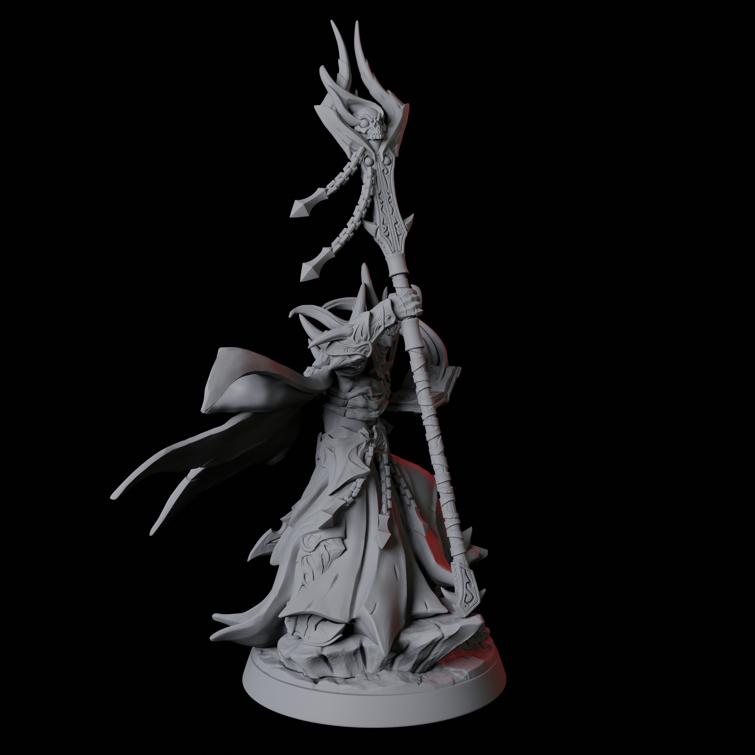 Devil Wizard Miniature for Dungeons and Dragons