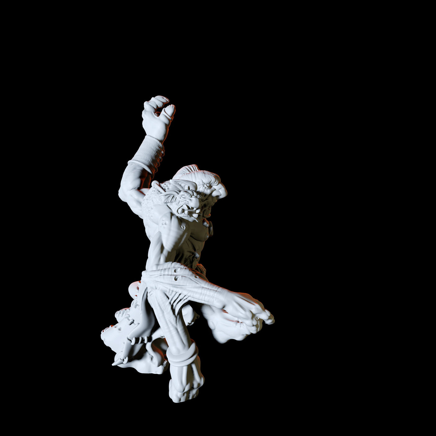 Dire Troll Miniature for Dungeons and Dragons, Pathfinder or other TTRPGs