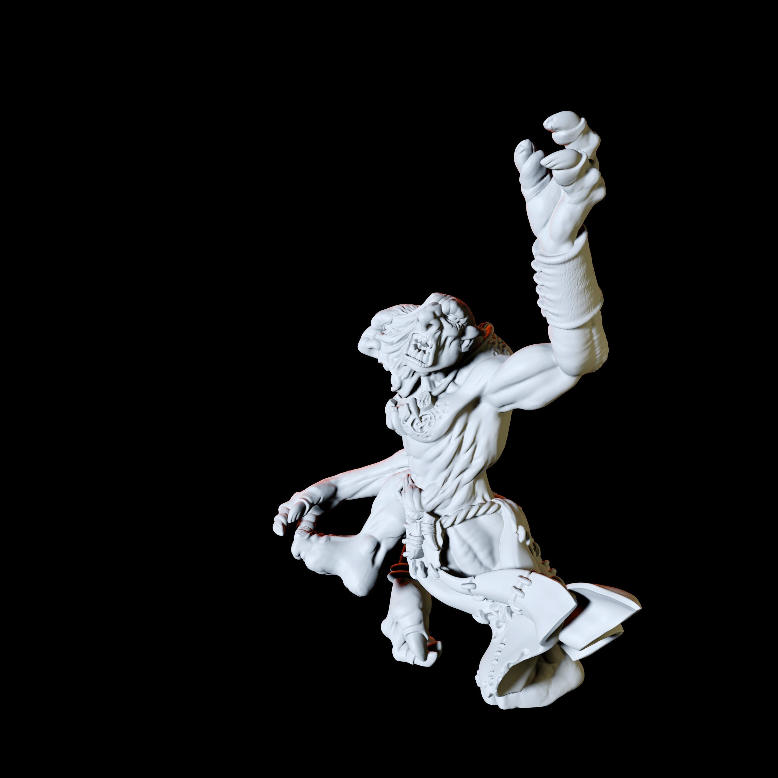 Dire Troll Miniature for Dungeons and Dragons - Myth Forged