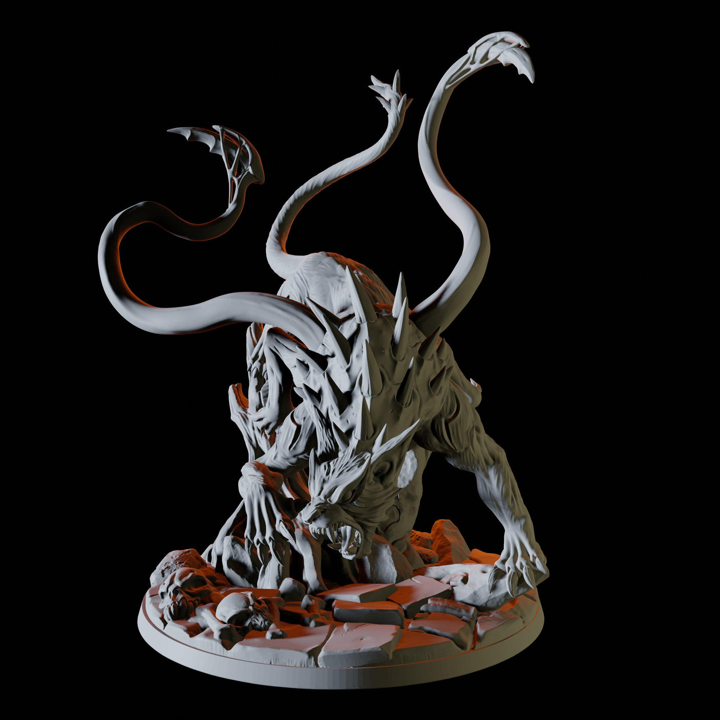 Displacer Beast Miniature for Dungeons and Dragons, Pathfinder or other TTRPGs