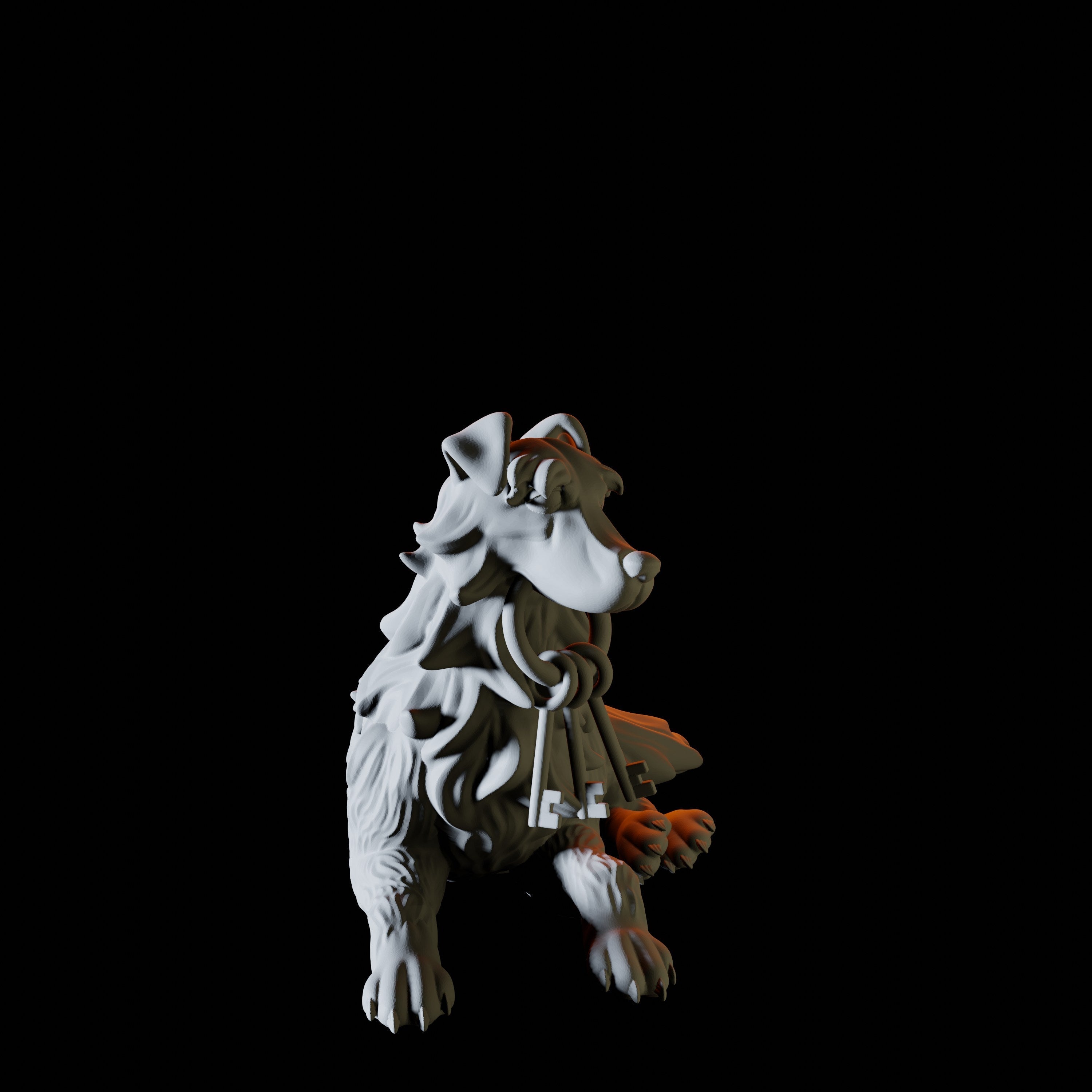 Dogs with Keys Miniature for Dungeons and Dragons