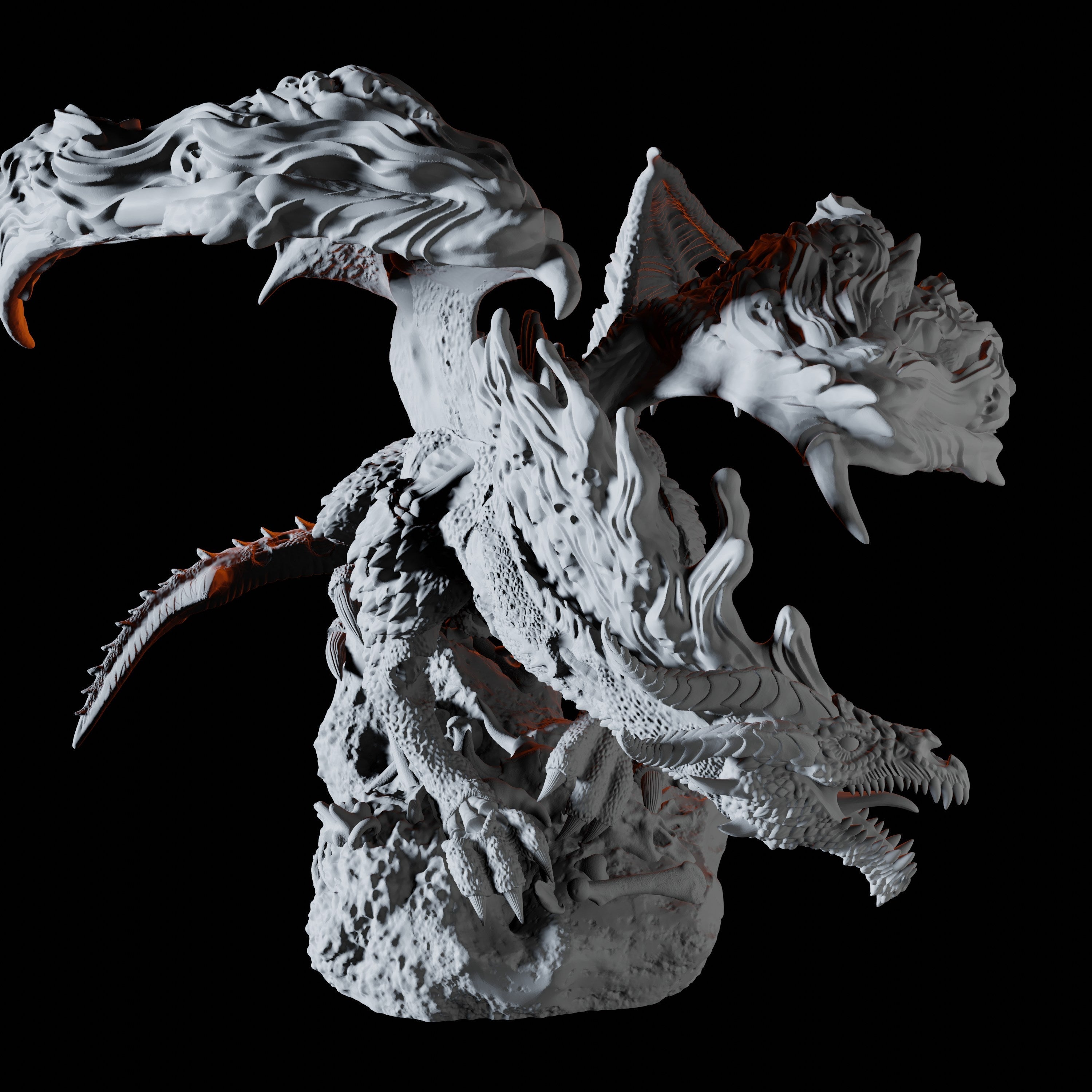 Dracolich Miniature for Dungeons and Dragons - Myth Forged