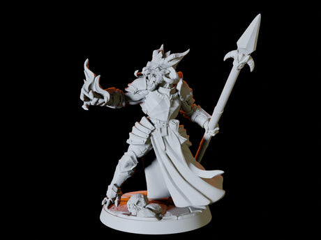 Dragonborn Army - Six Soldiers Miniature for Dungeons and Dragons, Pathfinder or other TTRPGs