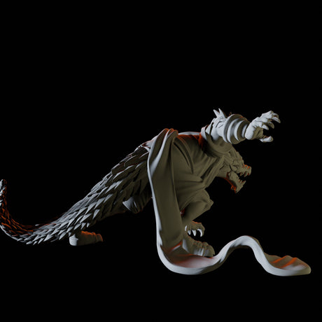 Dragonborn Desert Bandit Miniature for Dungeons and Dragons, Pathfinder or other TTRPGs