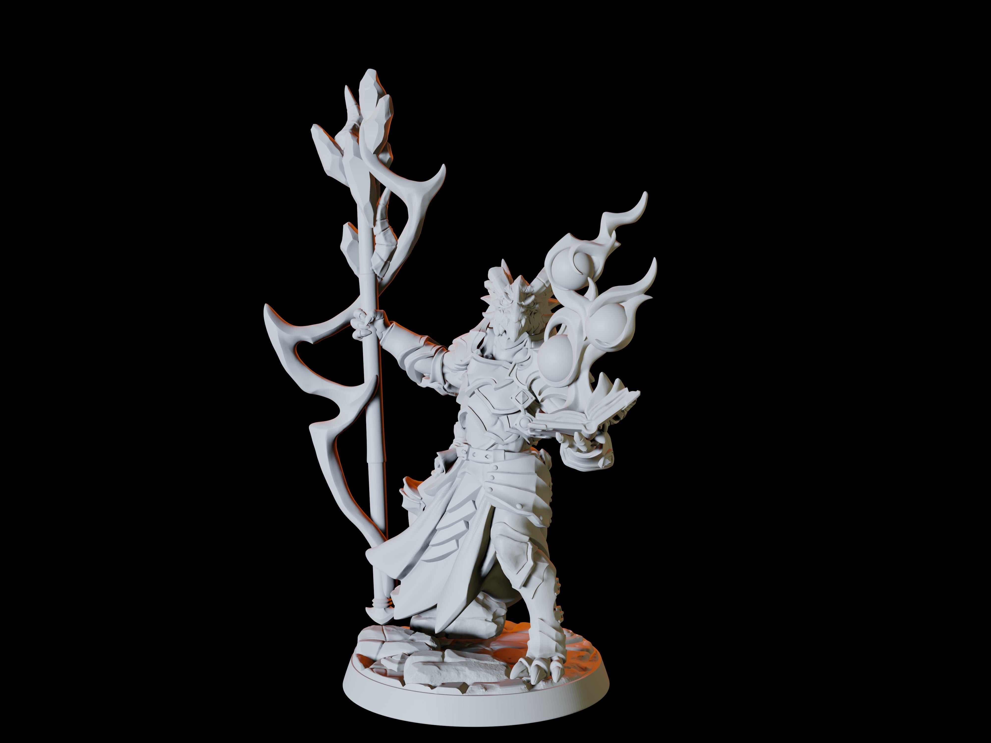 Dragonborn Sorcerer Miniature for Dungeons and Dragons - Myth Forged