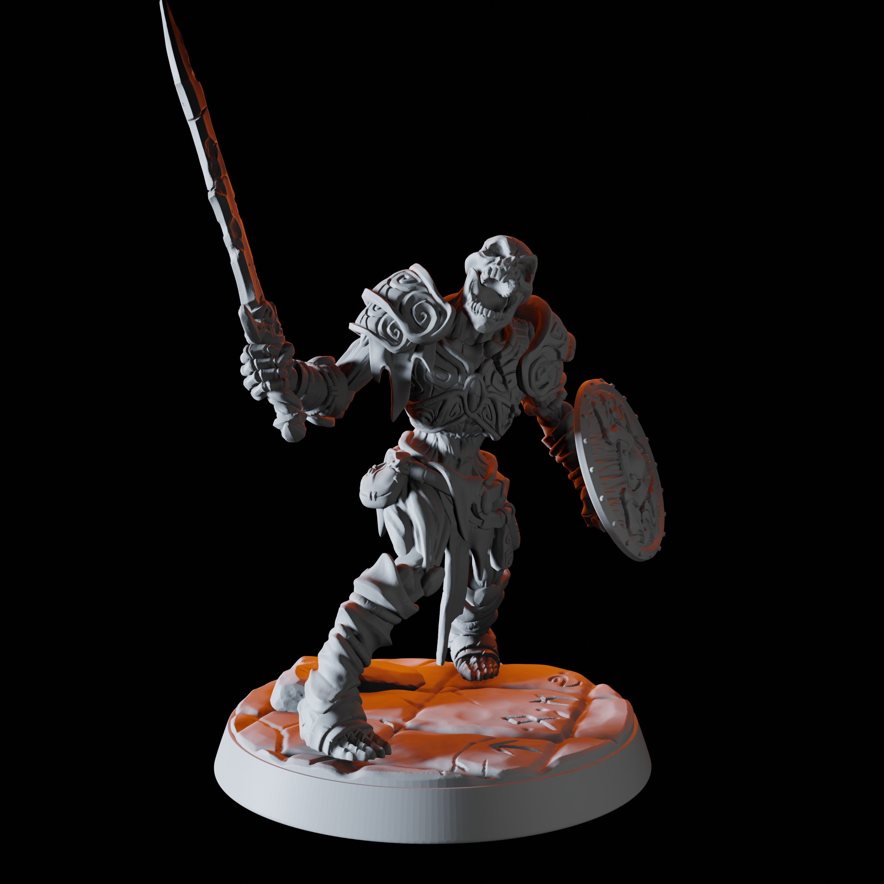 Draugr Warrior Miniature A for Dungeons and Dragons - Myth Forged