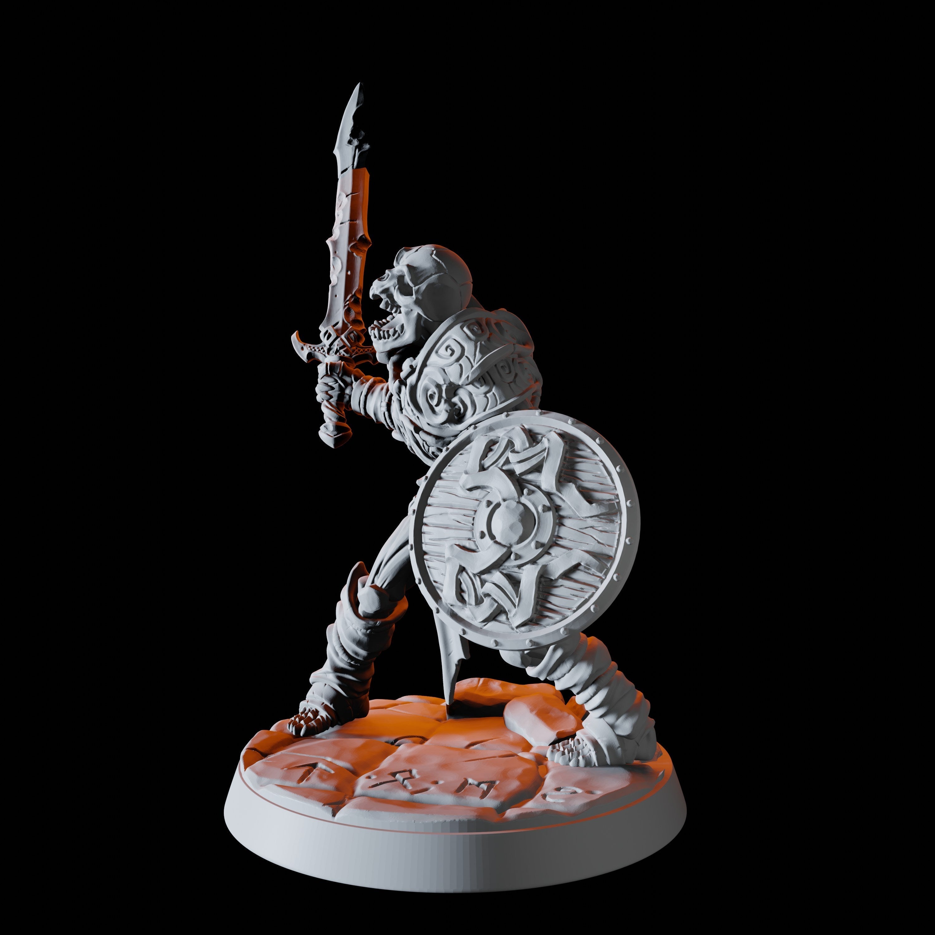 Draugr Warrior Miniature A for Dungeons and Dragons - Myth Forged