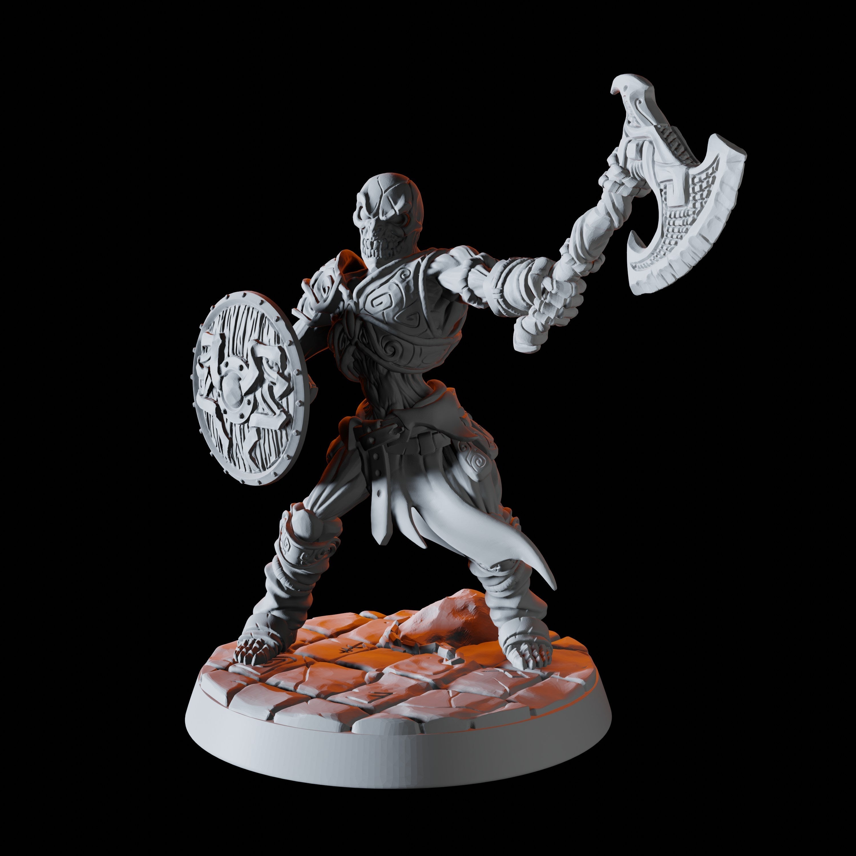 Draugr Warrior Miniature B for Dungeons and Dragons - Myth Forged