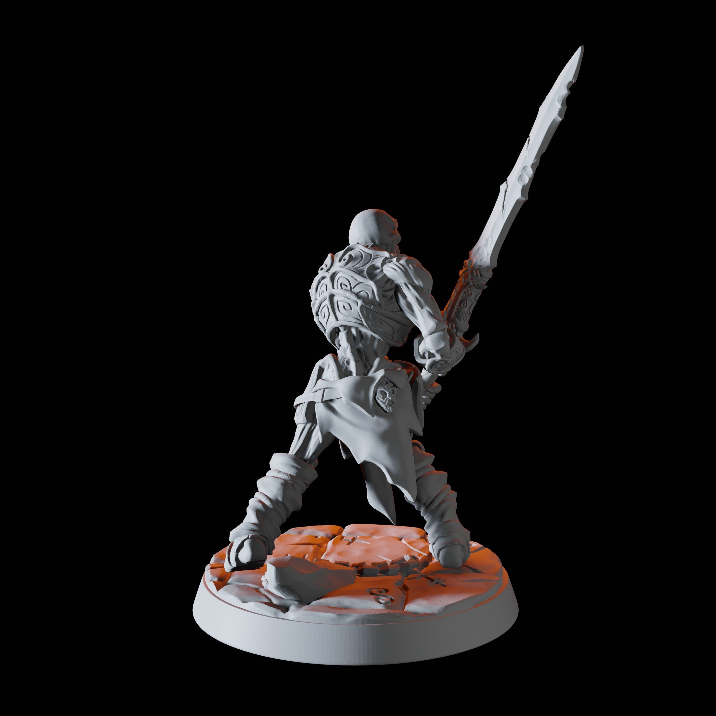 Draugr Warrior Miniature D for Dungeons and Dragons - Myth Forged
