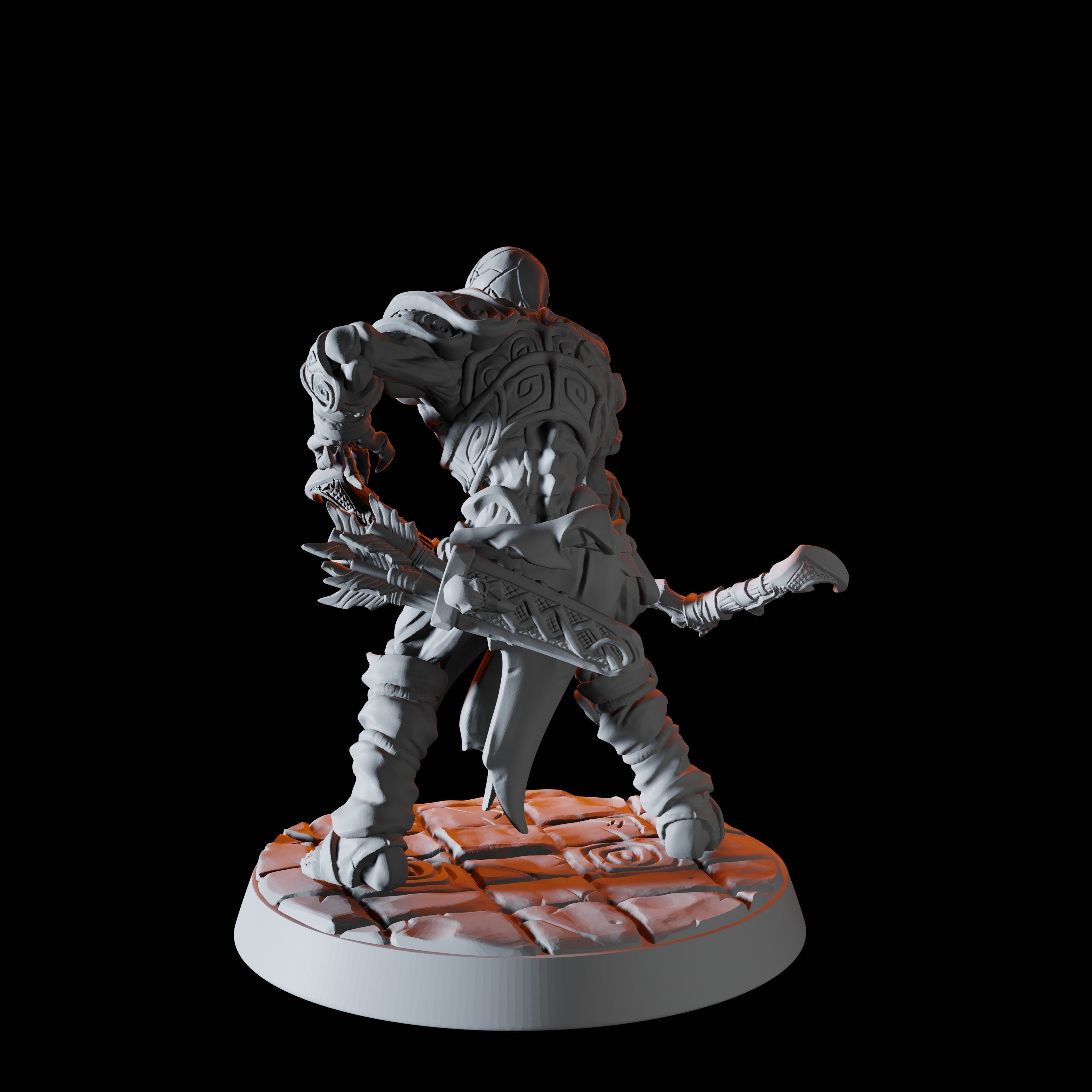 Draugr Warrior Miniature F for Dungeons and Dragons - Myth Forged