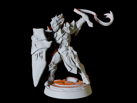 Drow Army - Six Soldiers Miniature for Dungeons and Dragons, Pathfinder or other TTRPGs