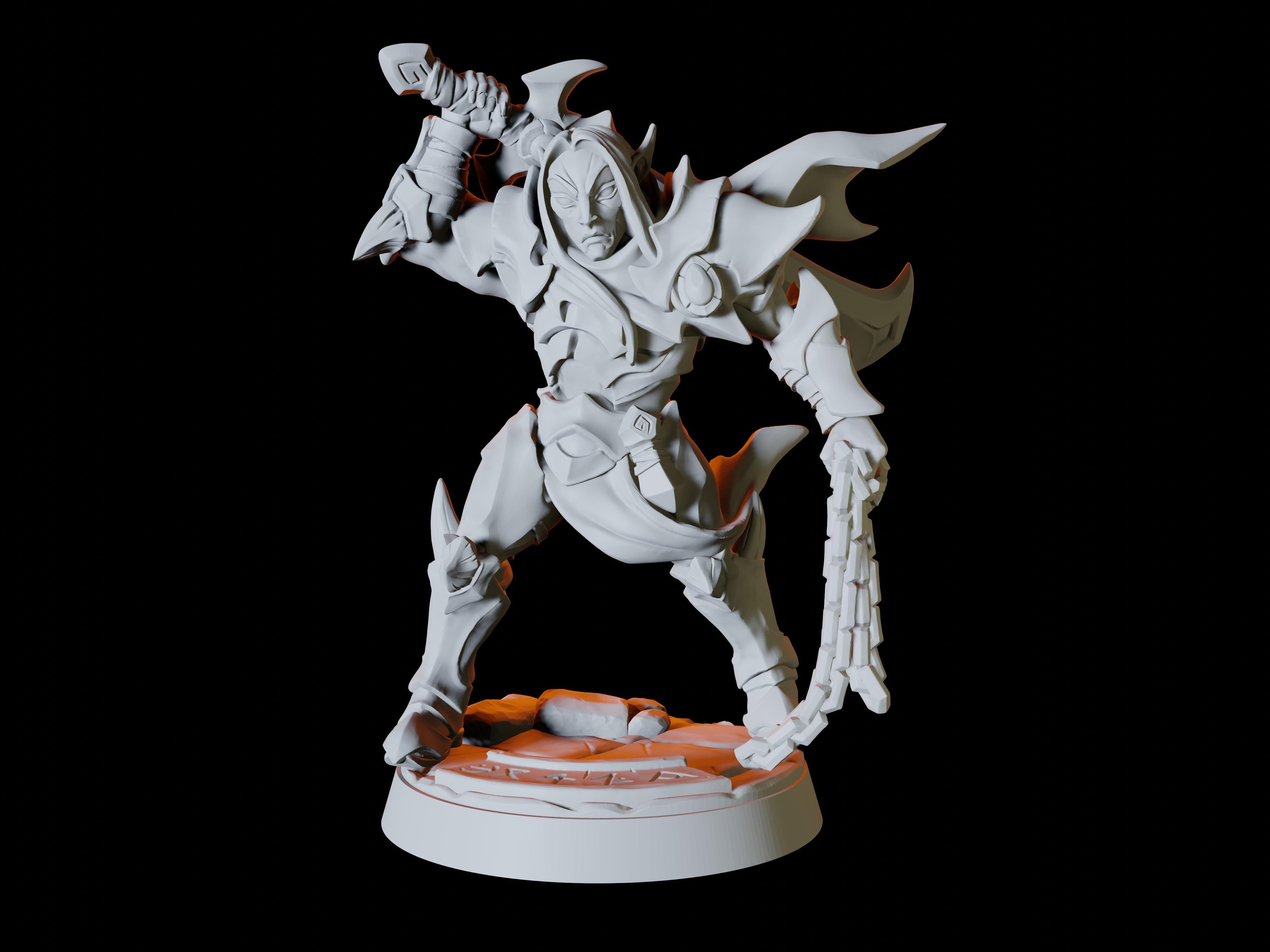 Drow or Elf Army - Six Soldier Miniatures for Dungeons and Dragons - Myth Forged